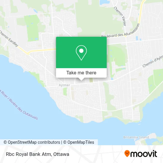 Rbc Royal Bank Atm map