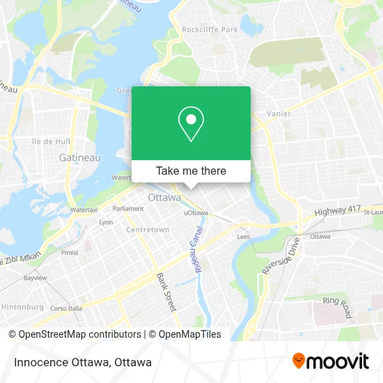 Innocence Ottawa map