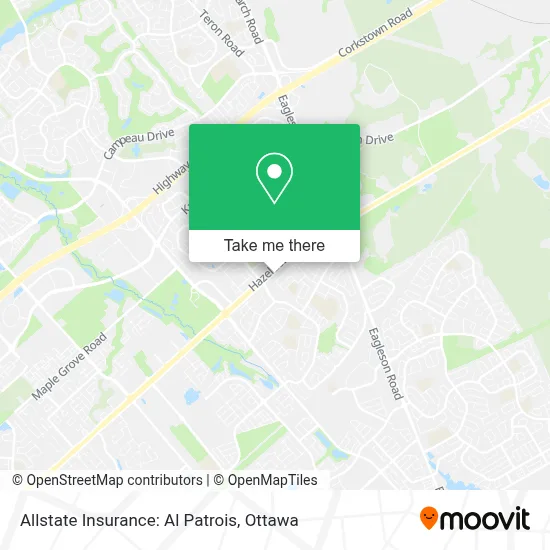 Allstate Insurance: Al Patrois map