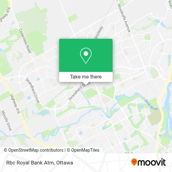 Rbc Royal Bank Atm map