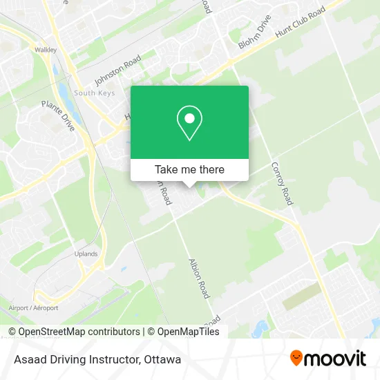 Asaad Driving Instructor map
