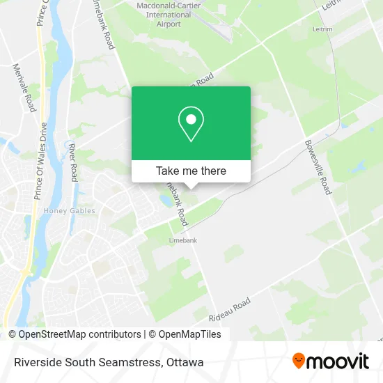 Riverside South Seamstress map