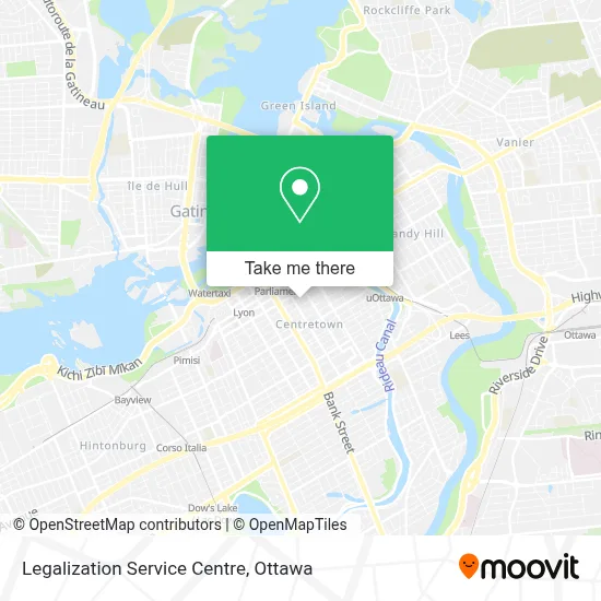Legalization Service Centre map
