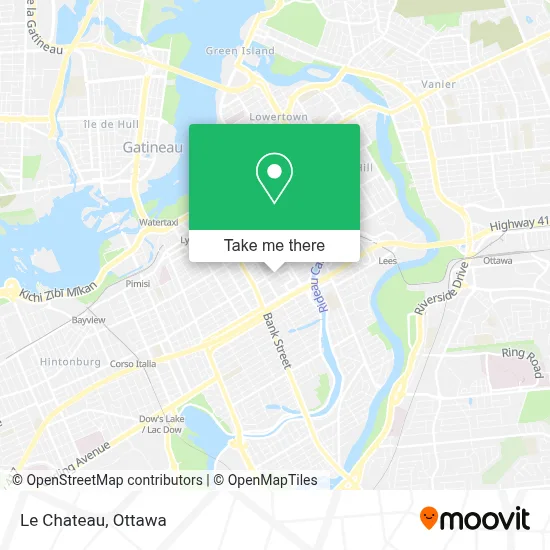 Le Chateau map