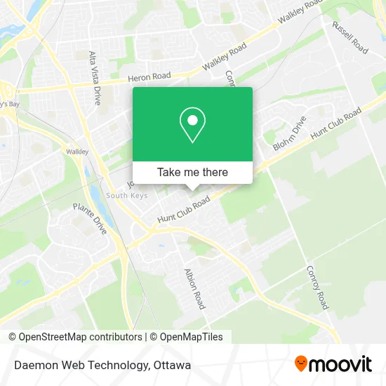 Daemon Web Technology map