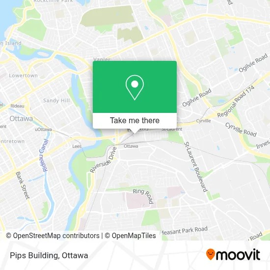 Pips Building map
