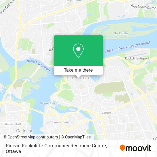 Rideau Rockcliffe Community Resource Centre map