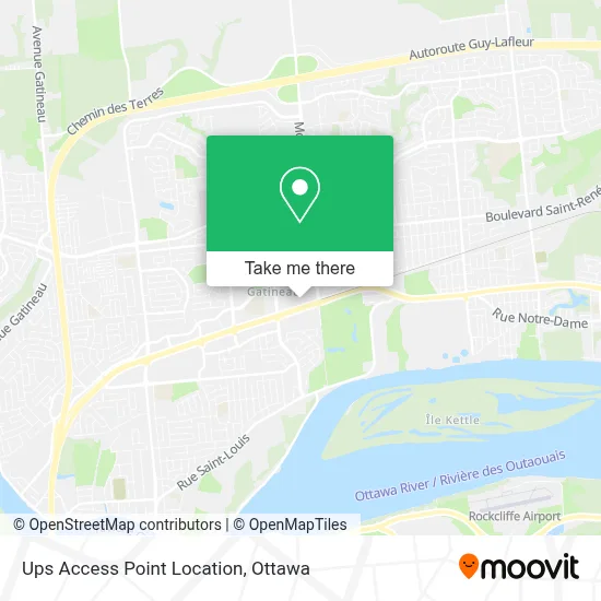 Ups Access Point Location map