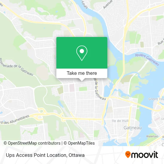 Ups Access Point Location map