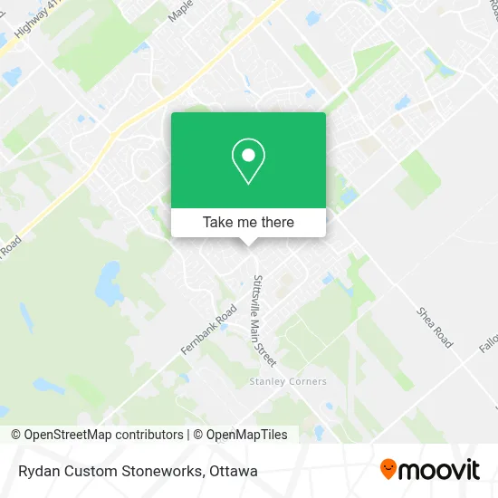 Rydan Custom Stoneworks map