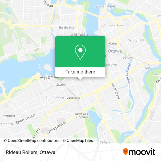 Rideau Rollers map