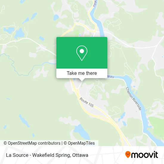 La Source - Wakefield Spring map