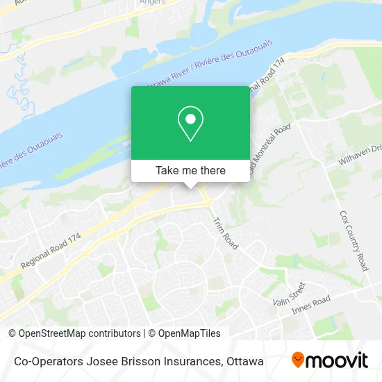 Co-Operators Josee Brisson Insurances map