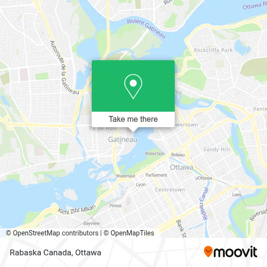 Rabaska Canada map