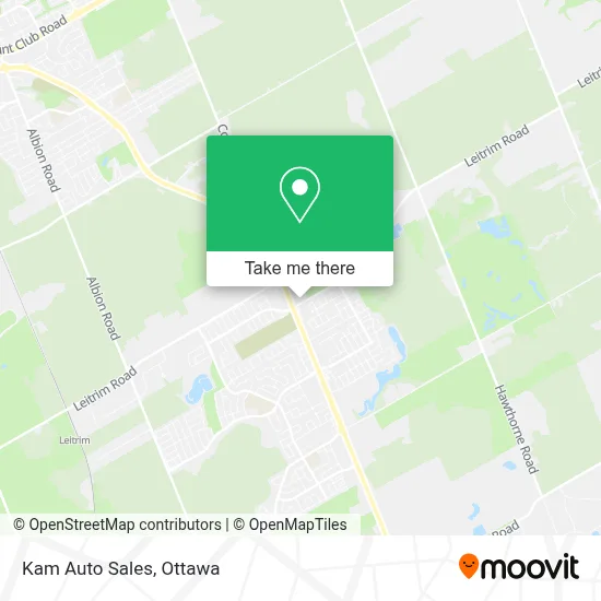 Kam Auto Sales map