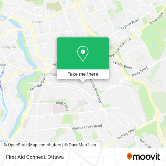 First Aid Connect map