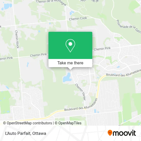 L'Auto Parfait map