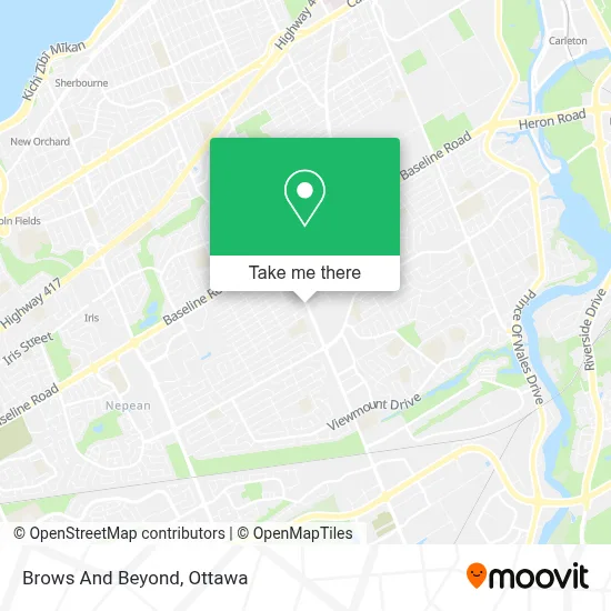 Brows And Beyond map