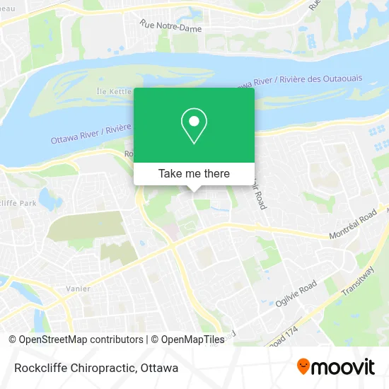 Rockcliffe Chiropractic map