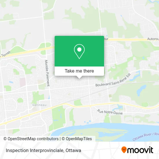 Inspection Interprovinciale map