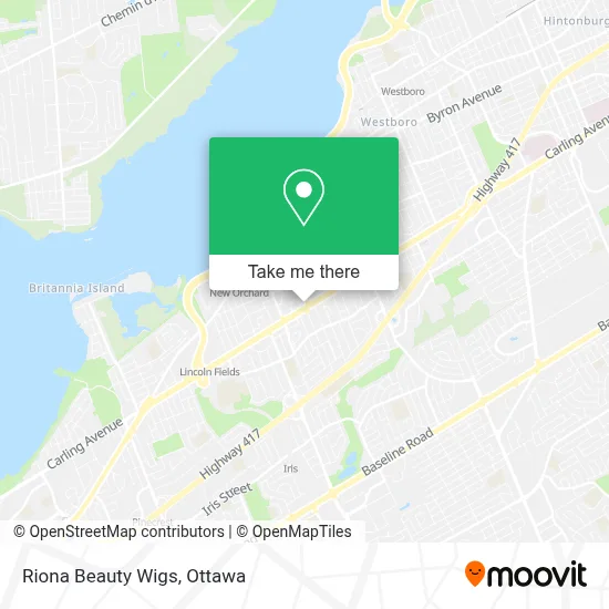 Riona Beauty Wigs map