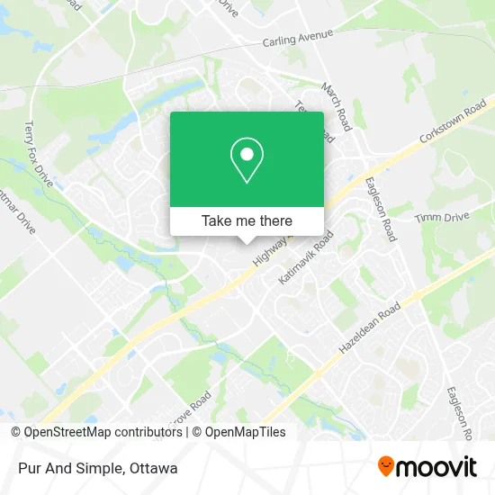 Pur And Simple map