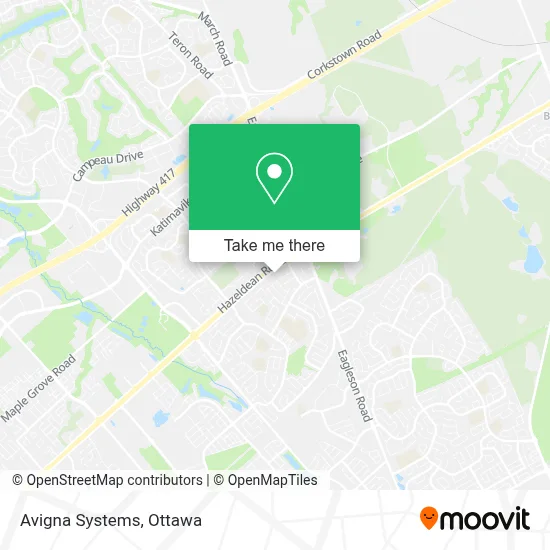Avigna Systems map