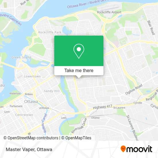 Master Vaper map