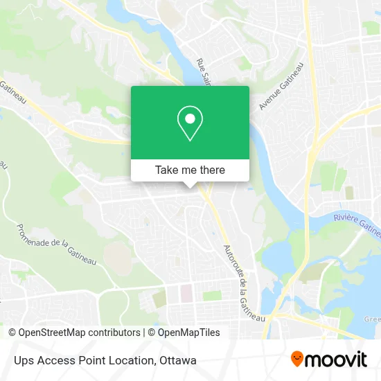 Ups Access Point Location map