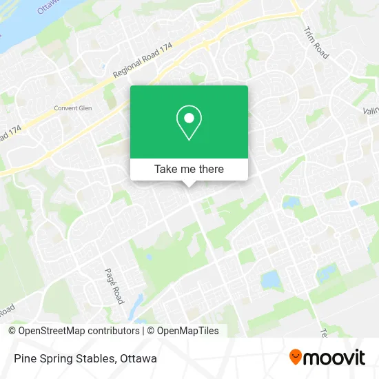 Pine Spring Stables map