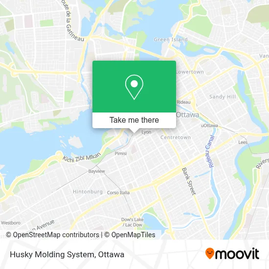 Husky Molding System map