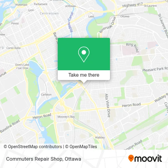 Commuters Repair Shop map