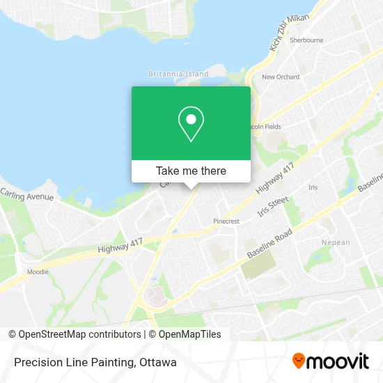 Precision Line Painting map