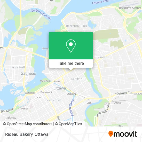 Rideau Bakery map