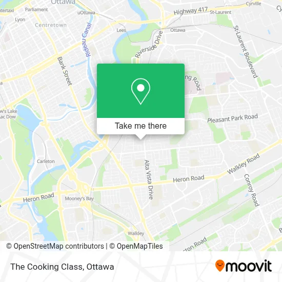The Cooking Class map