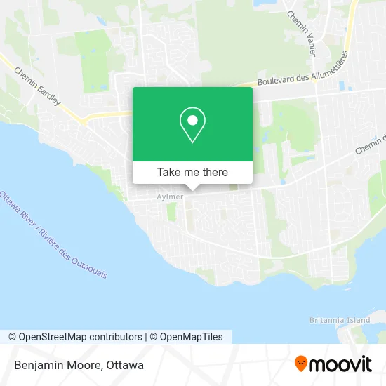 Benjamin Moore map