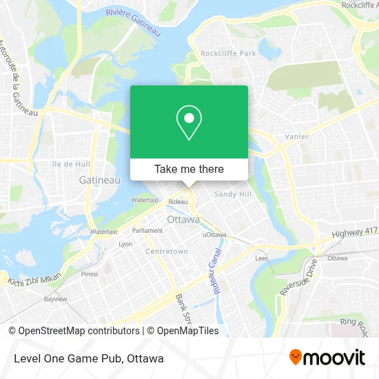 Level One Game Pub map