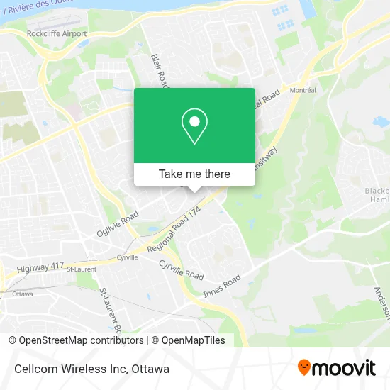 Cellcom Wireless Inc map