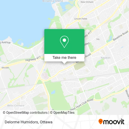 Delorme Humidors map