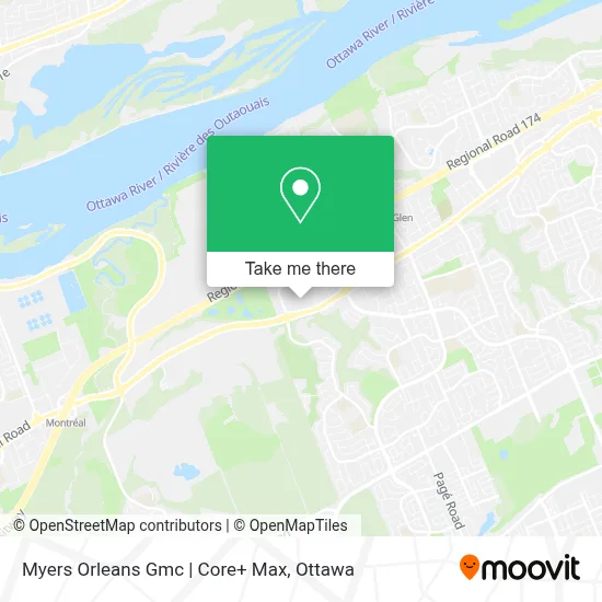 Myers Orleans Gmc | Core+ Max map