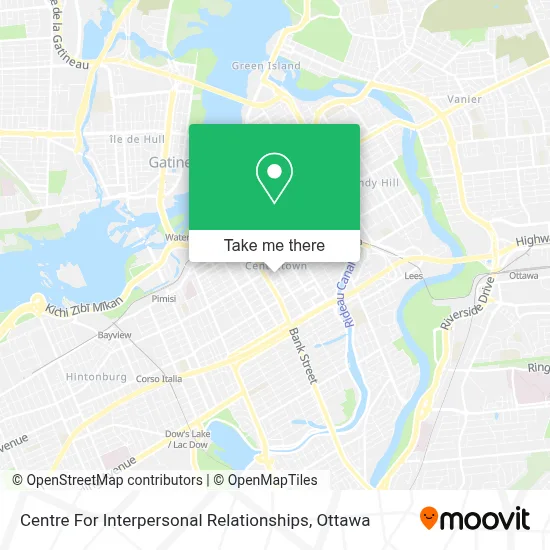 Centre For Interpersonal Relationships map