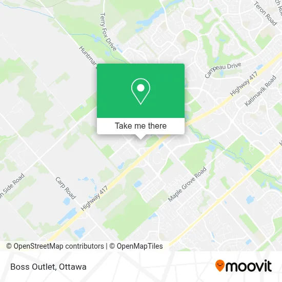 Boss Outlet map
