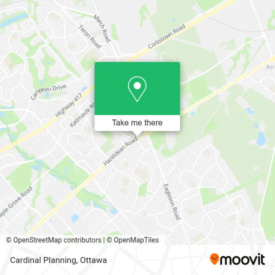 Cardinal Planning map