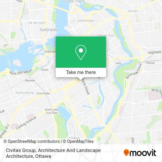 Civitas Group, Architecture And Landscape Architecture map