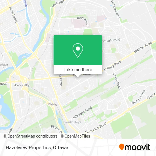Hazelview Properties map