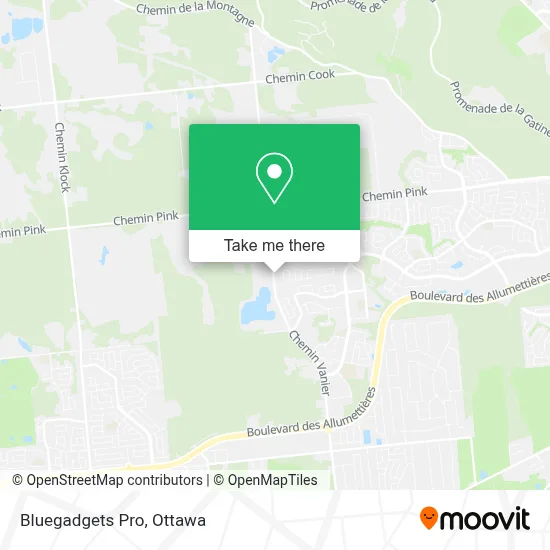 Bluegadgets Pro map