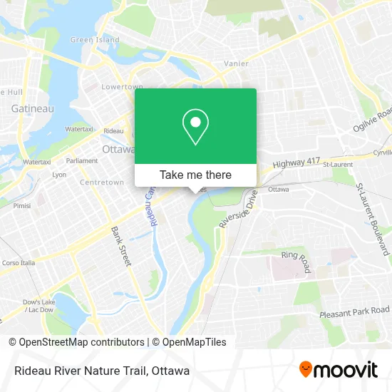 Rideau River Nature Trail map
