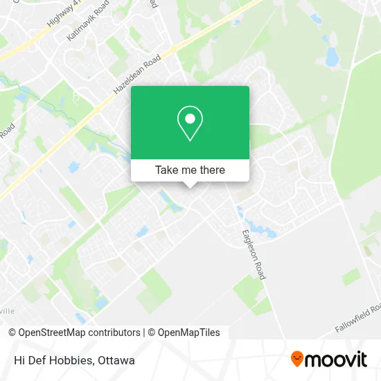 Hi Def Hobbies map