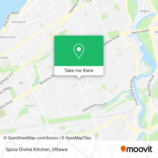 Spice Divine Kitchen map