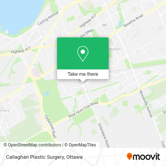 Callaghan Plastic Surgery map